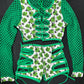 Saint Patrick’s Day Two-Piece Long Sleeve/Shorts Exotic Dancer Outfit