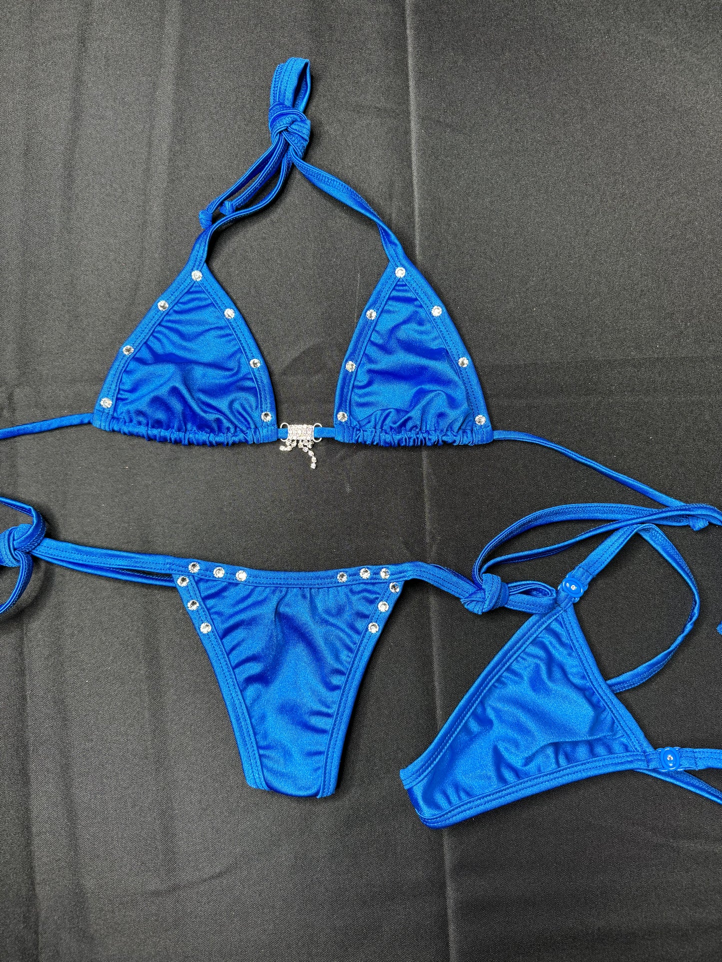 Exotic Dancer Side-Tie Bikini Two-Piece Outfit