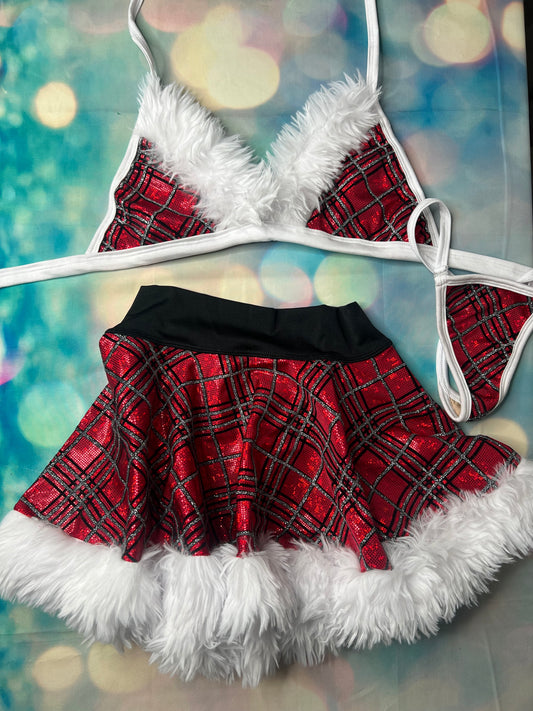 Christmas Skirt Outfit