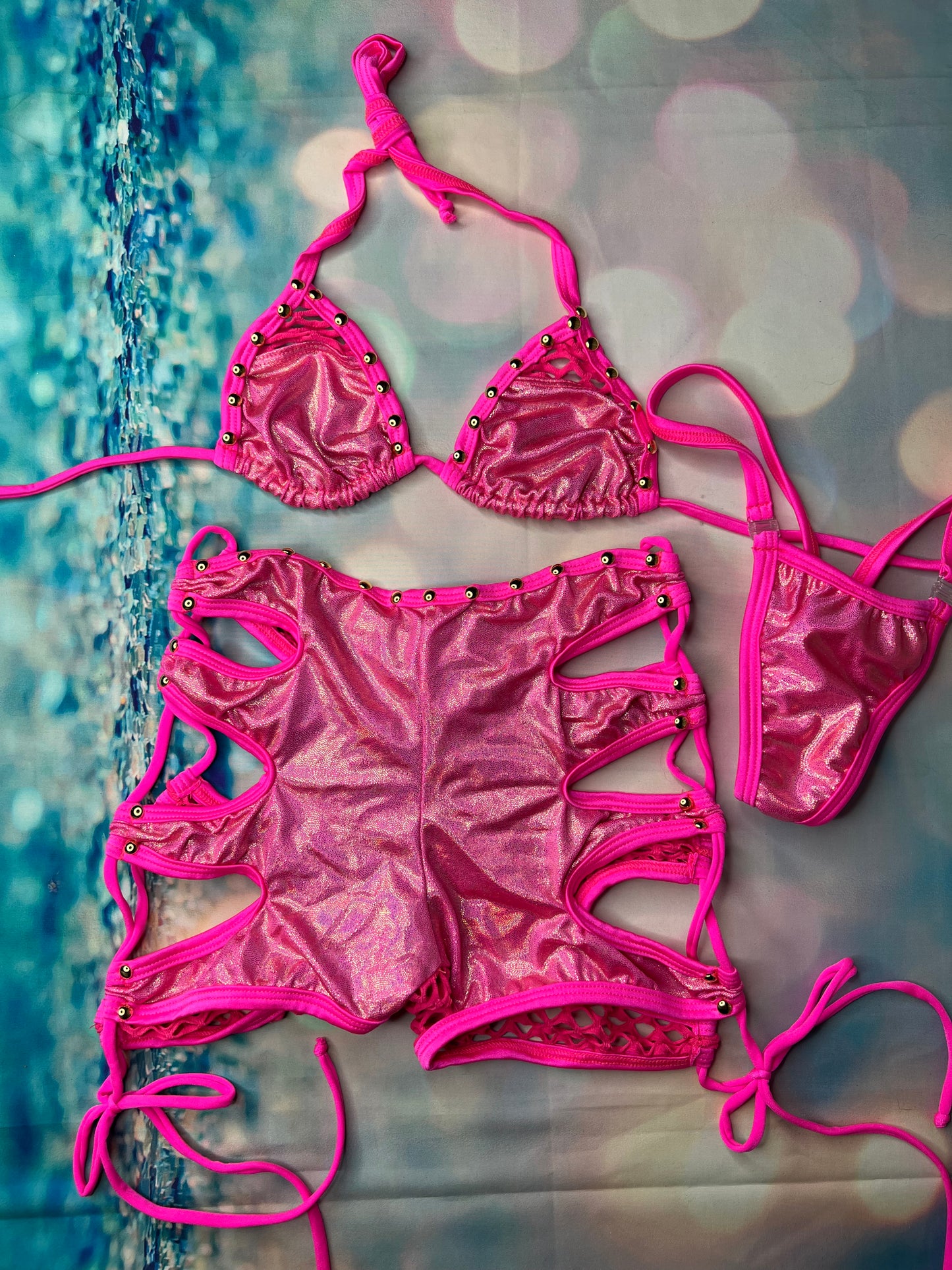 Exotic Dance Wear Two-Piece Bikini Sets - Unleash Your Style